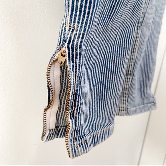 AMERICAN APPAREL Striped High Rise Jeans - Picture 4 of 4